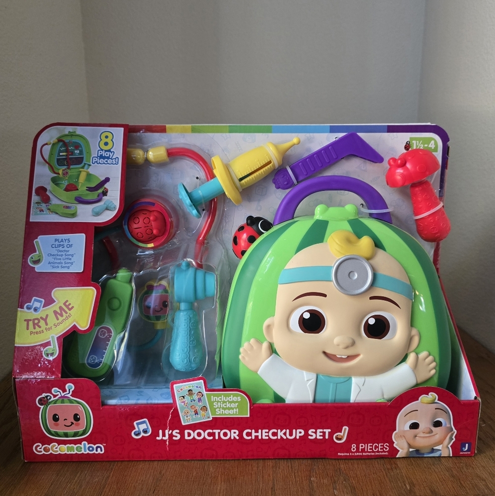 Cocomelon Musical JJ's Doctor Check Up Set Toy